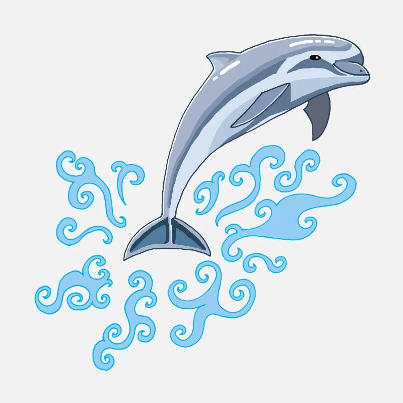 The dolphin's jump