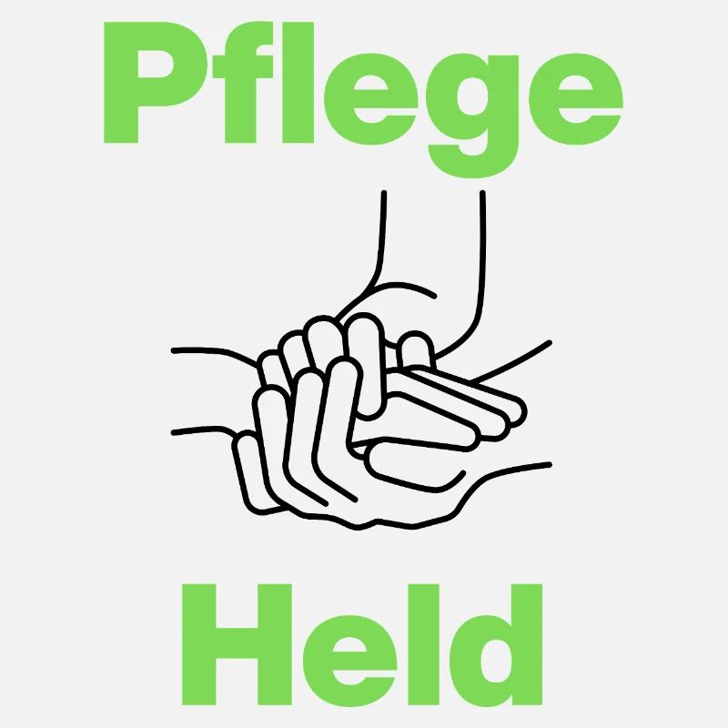Pflegeheld, Hände, mit Herz, Pfleger, Pflegerin