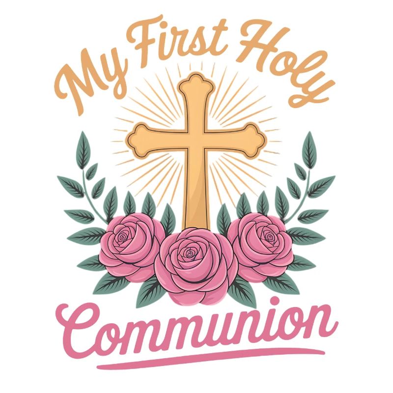 Croix de la Première Communion des Roses