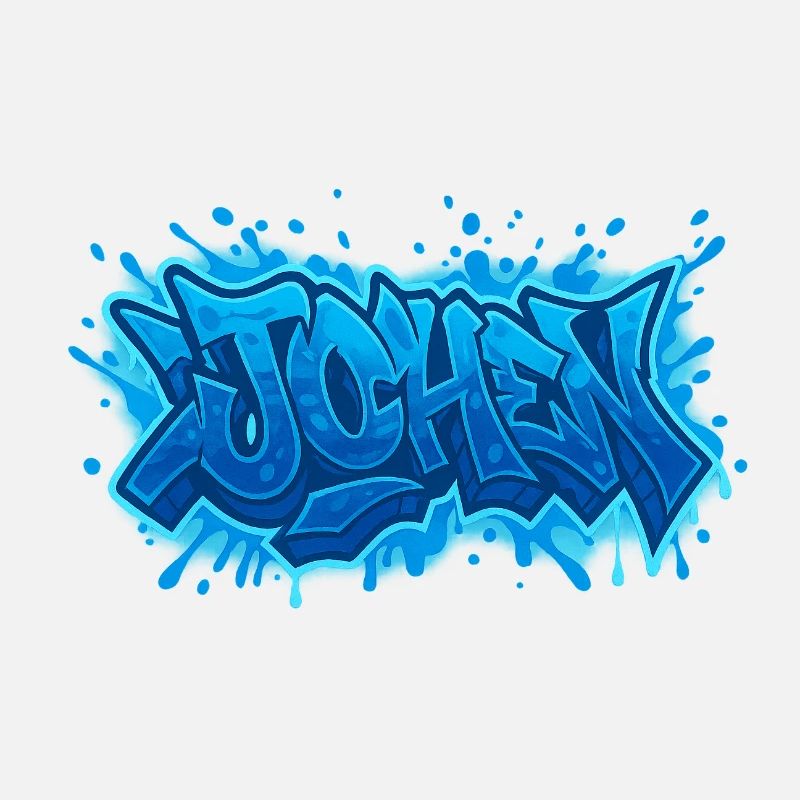 Graffiti  JOHEN Prénom cadeau idéal imprimable 