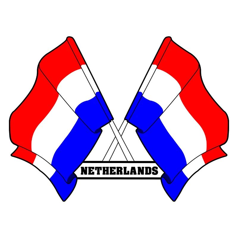 Drapeaux croisés des Pays-Bas