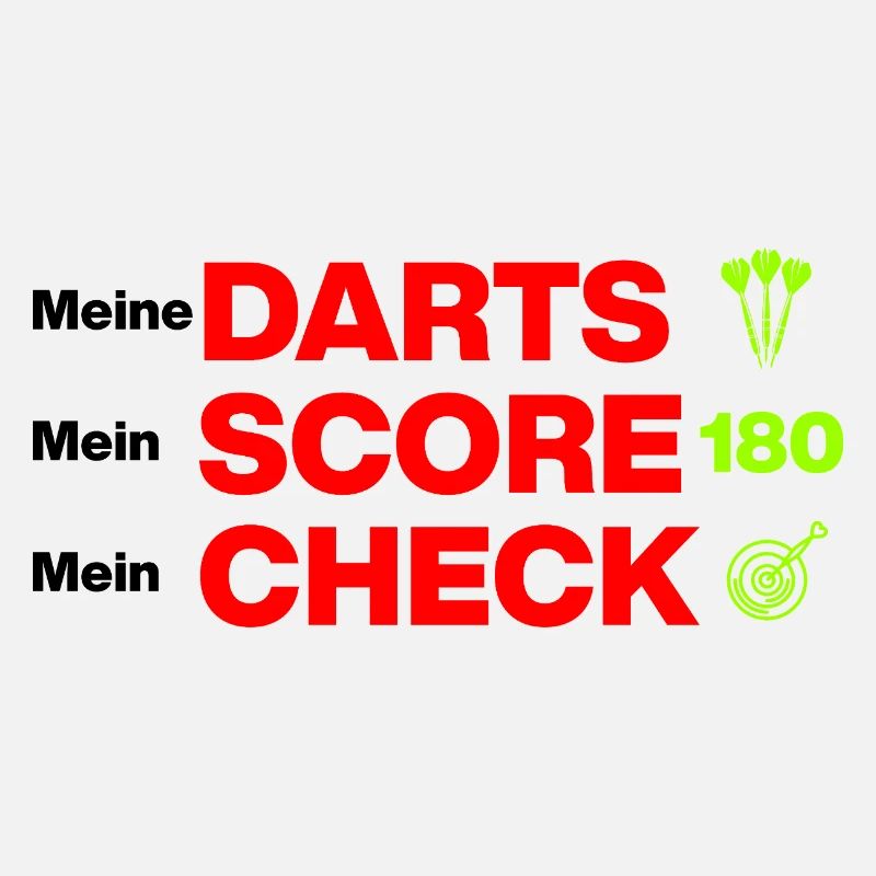 Mes fléchettes, mon score, mon chèque