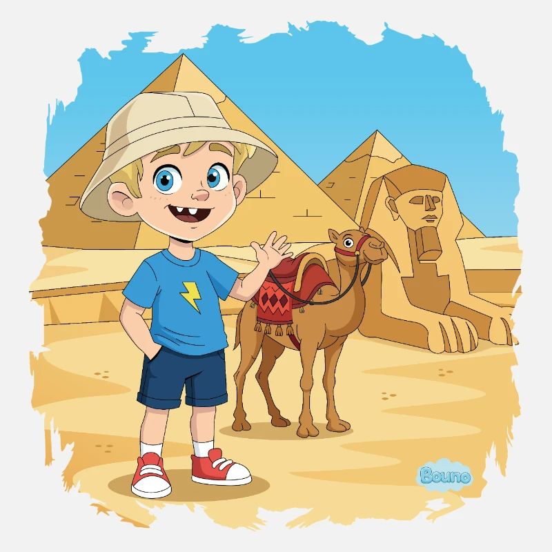 Bouno in Egypt - Adventure at the Pyramids