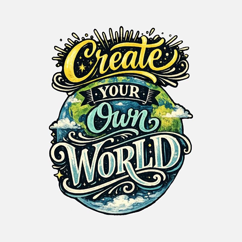 Create Your Own World – Hand Lettering Creativity 