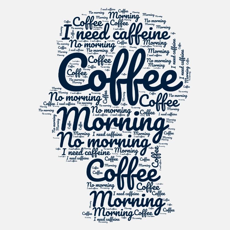 Le cœur du café : la typographie du matin