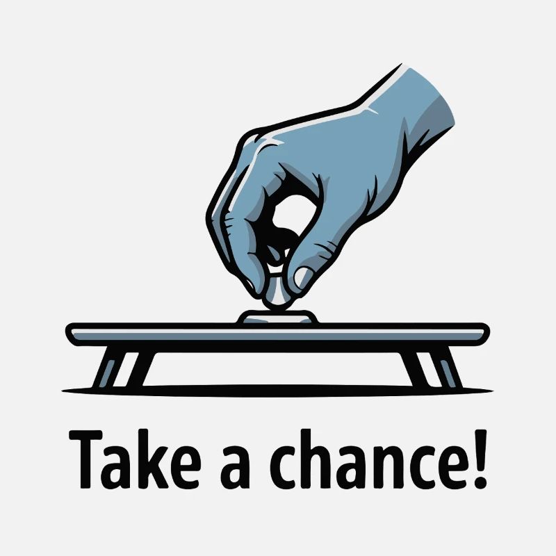 Graphique de la main Take a Chance