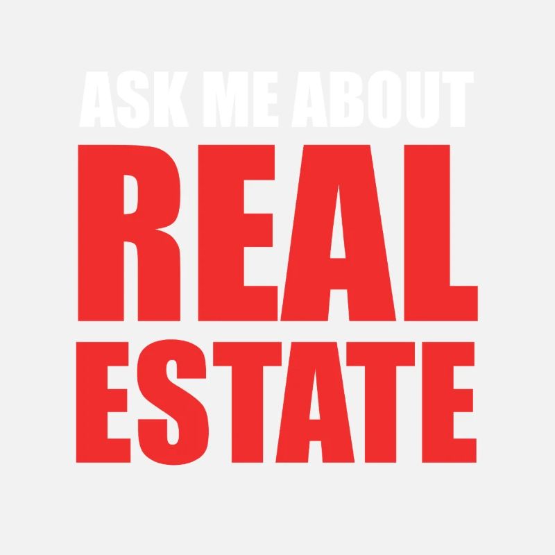 Ask Me About Real Estate – Bold Red