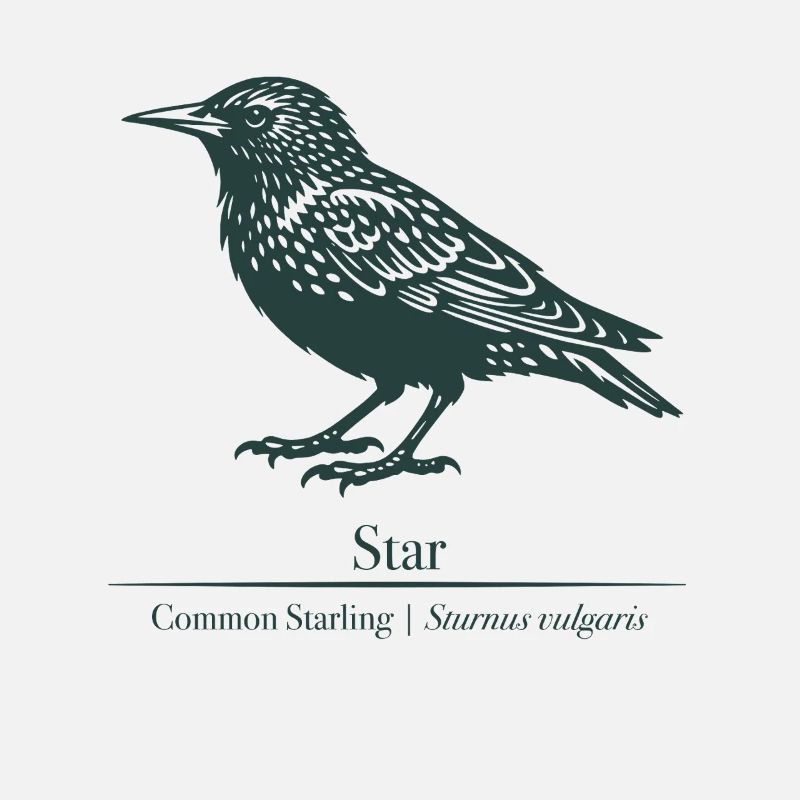 Star Silhouette | Ornithology | Drawing