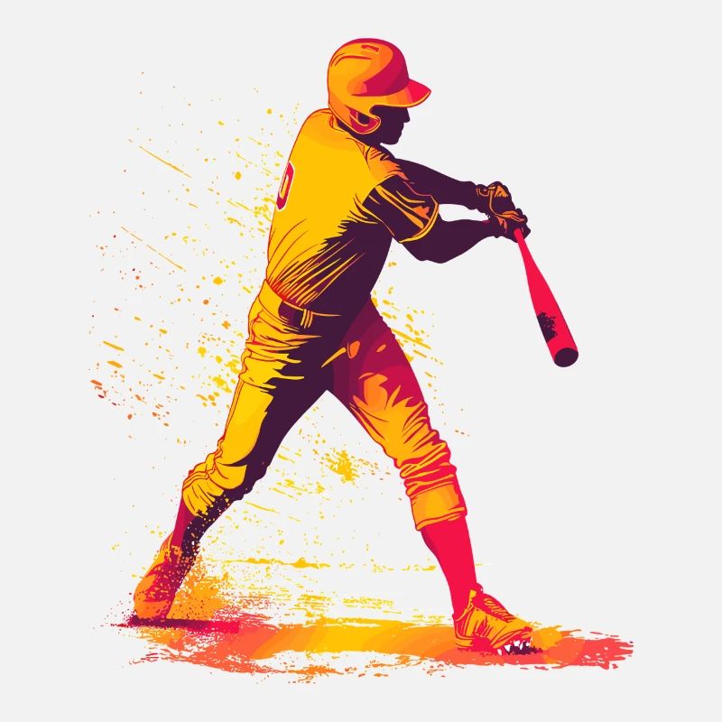Color Explosion Baseball Bat