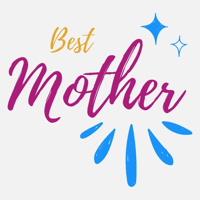 Beste Mutter Schrift mit Funkensprenkel
