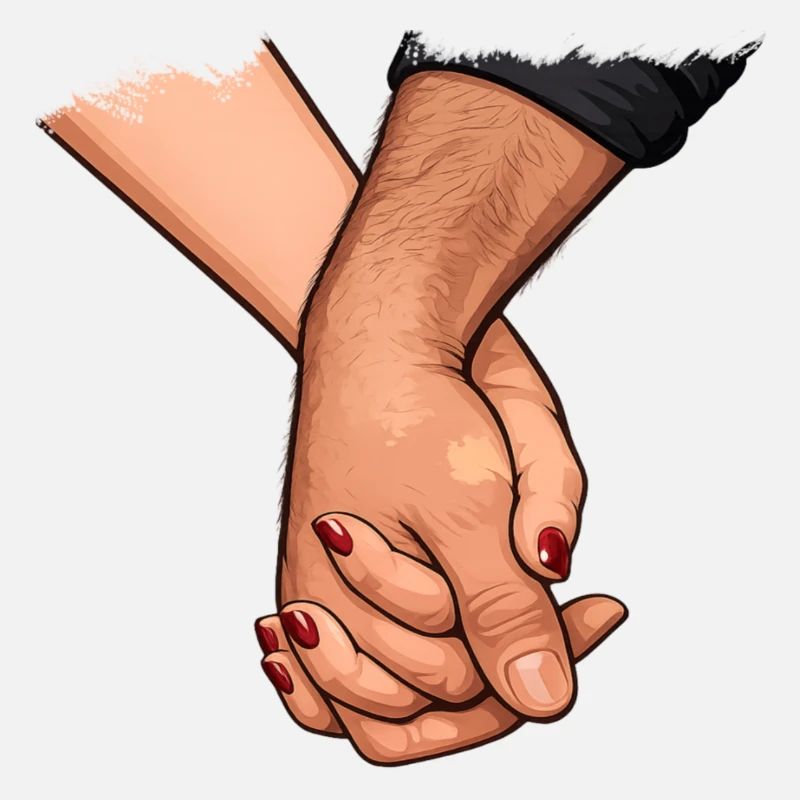 Händchenhalten Motiv Liebe