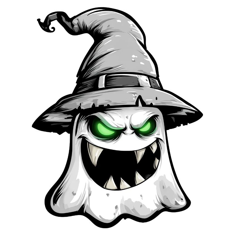 Scary ghost, terrifying ghost