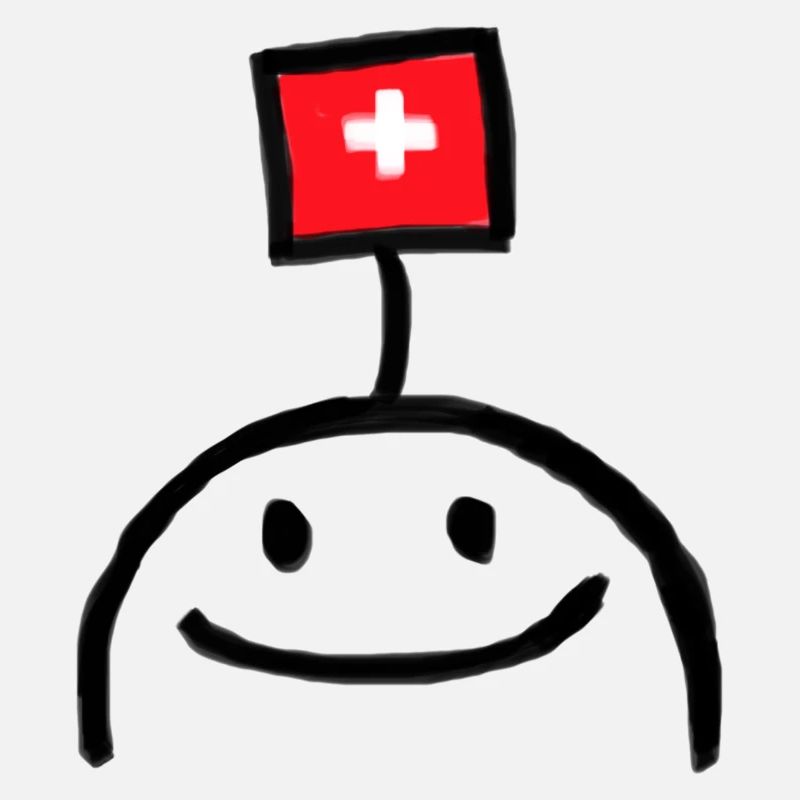 Lustiges Schweizer Geschenk