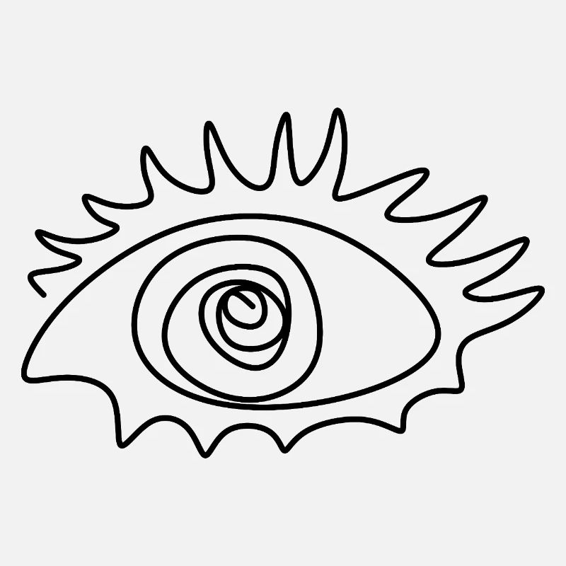 Conception abstraite des yeux