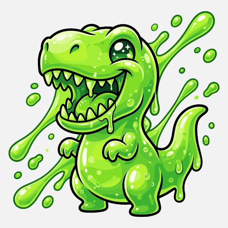 Dino vert blob