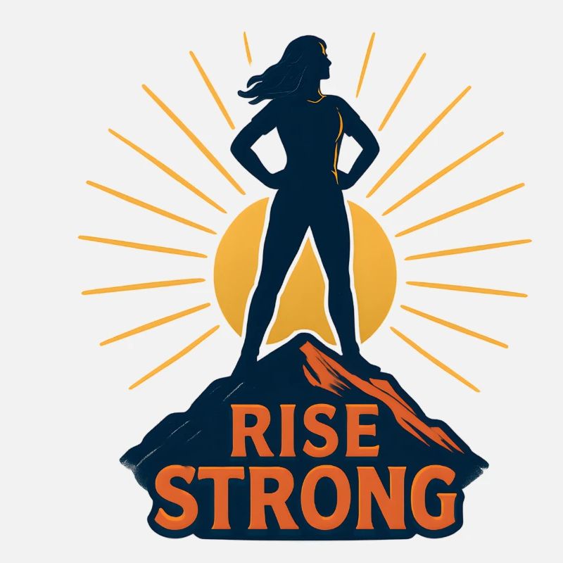 Rise Strong Bergsteigerin