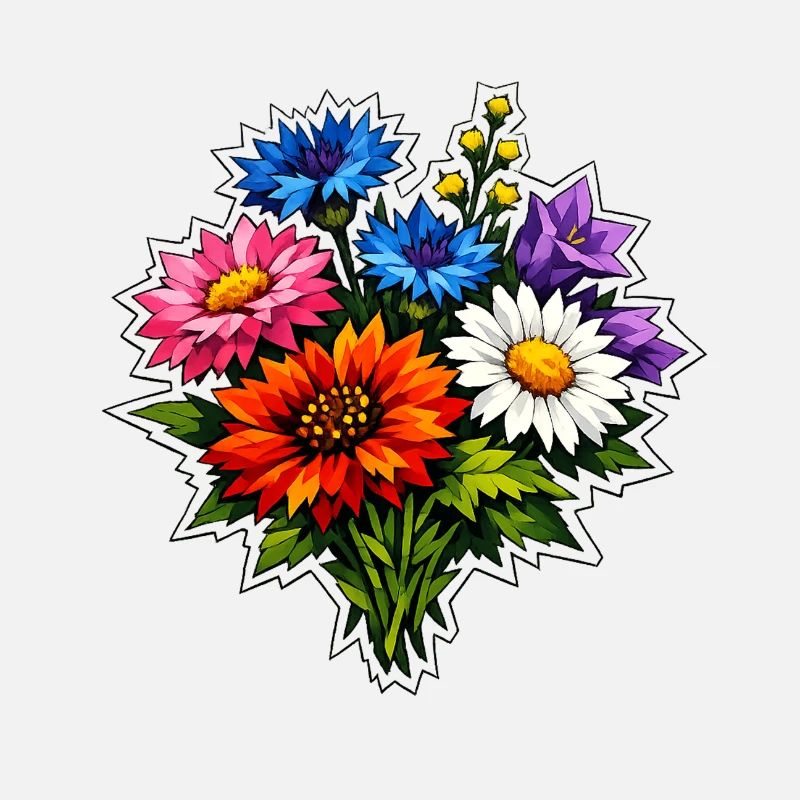 Colorful Dahlia Bouquet