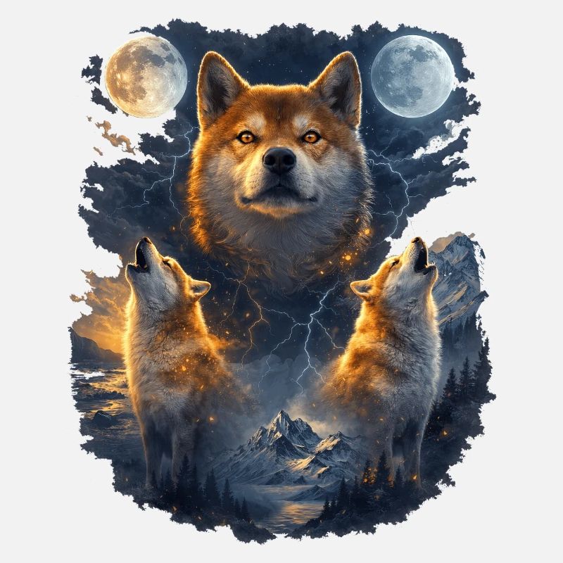 Shiba Inu Two Moons