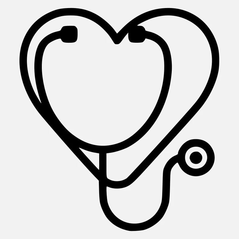 Plan de médecine cardiaque par stéthoscope