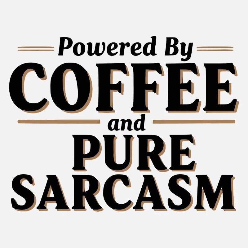 Powered By Coffee and Pure Sarcasm