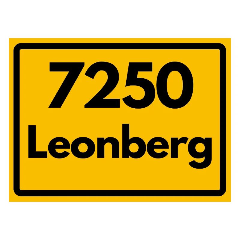 OLD POSTCODE ZIP CODE RETRO 7250 LEONBERG HEIMAT