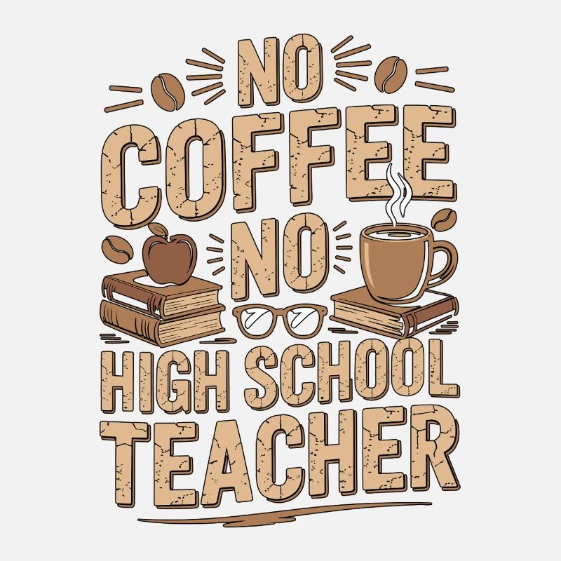 Professeur de lycée Pas de café Maître de café
