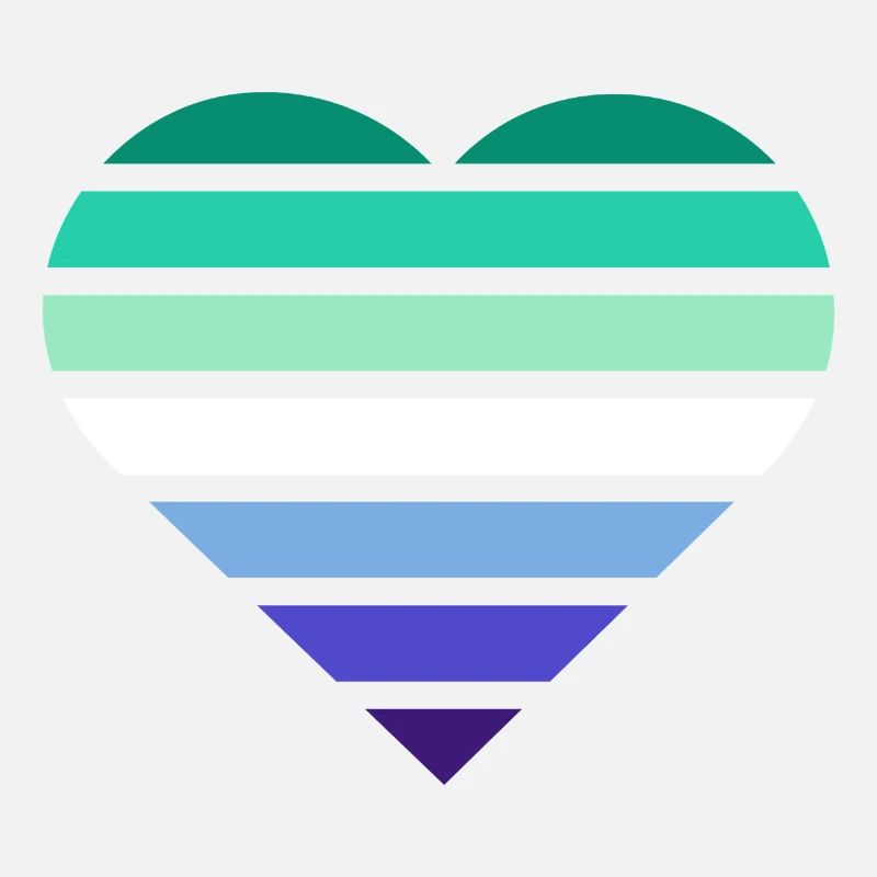 Pride Flag Heart · Gay