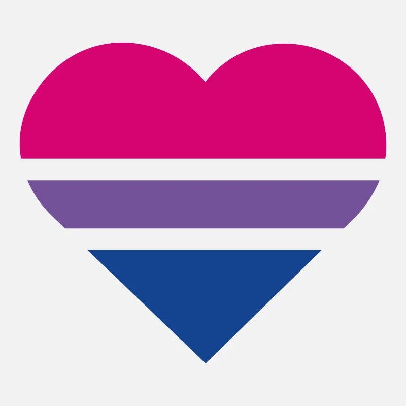 Pride Flag Heart · Bisexual