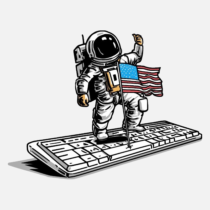 CONQUÊTE DE L'ESPACE - humour geek astronaute