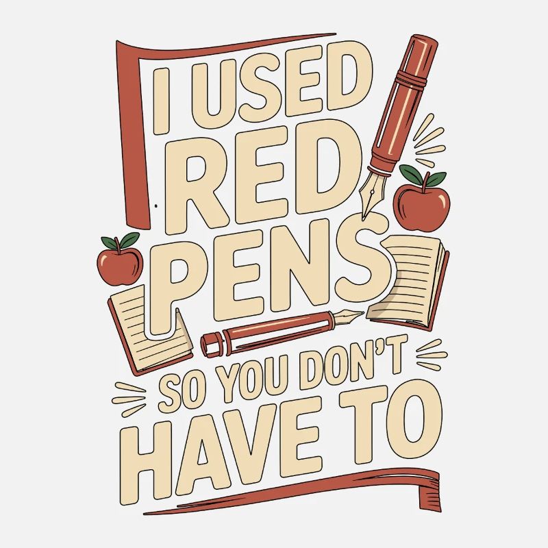 Enseignant à la retraite, j’utilisais des stylos rouges, donc carrière d’enseignant