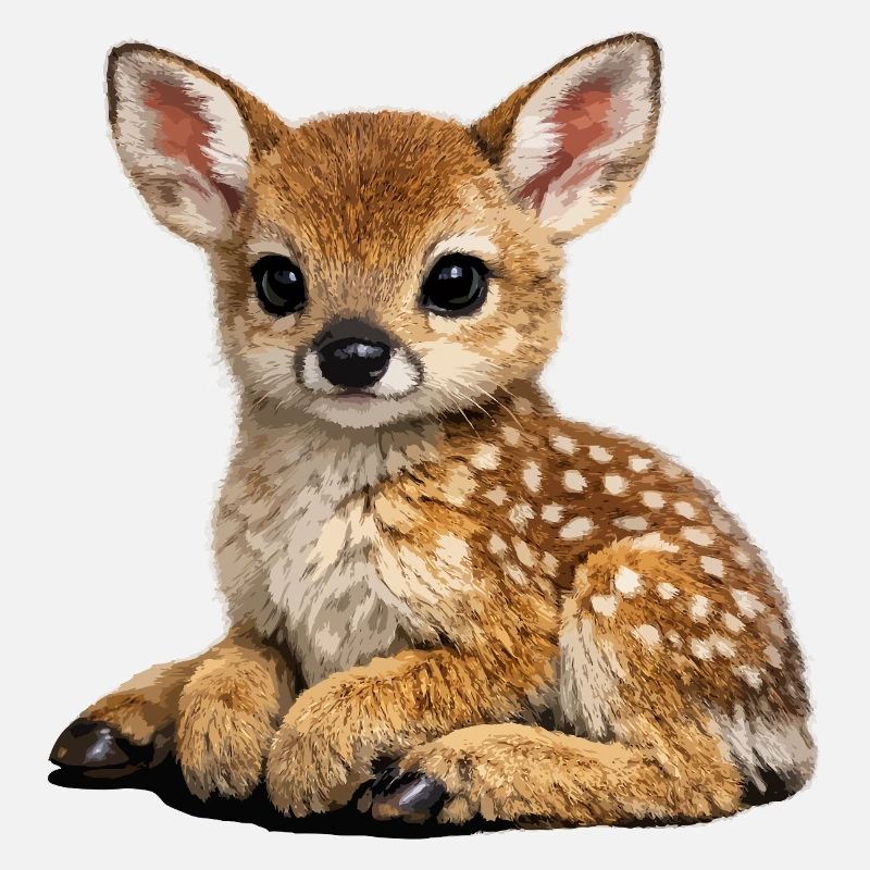 Illustration du garçon cerf mignon