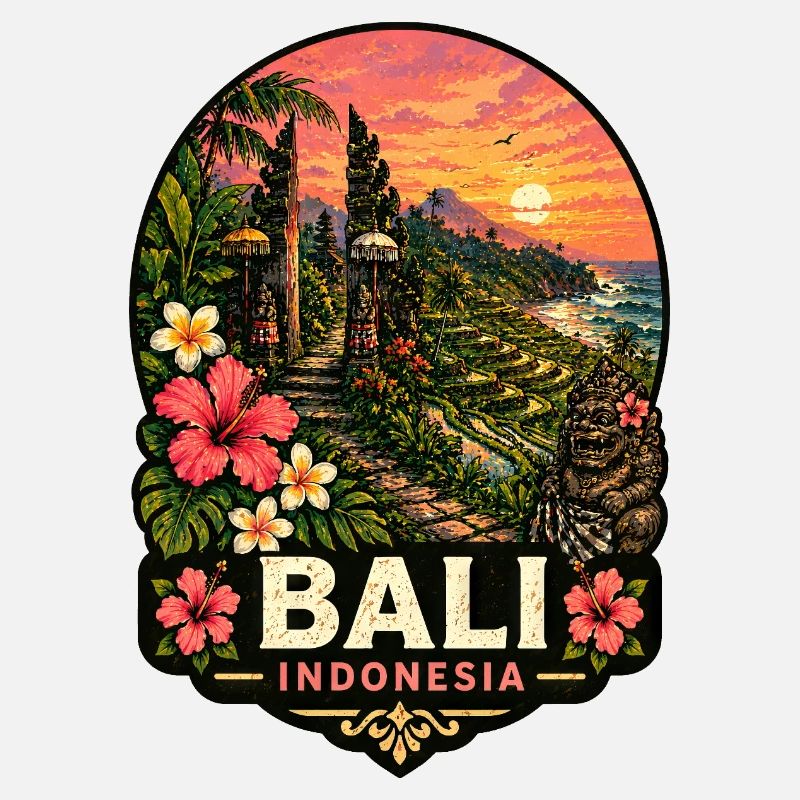Bali Sunset Hibiscus Garden
