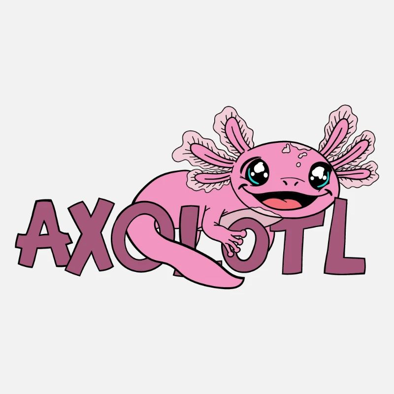 Lettrage Axolotl Joyeux