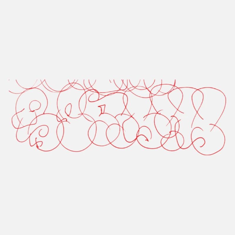 Abstrakte Scribble-Art Berlin Souvenir