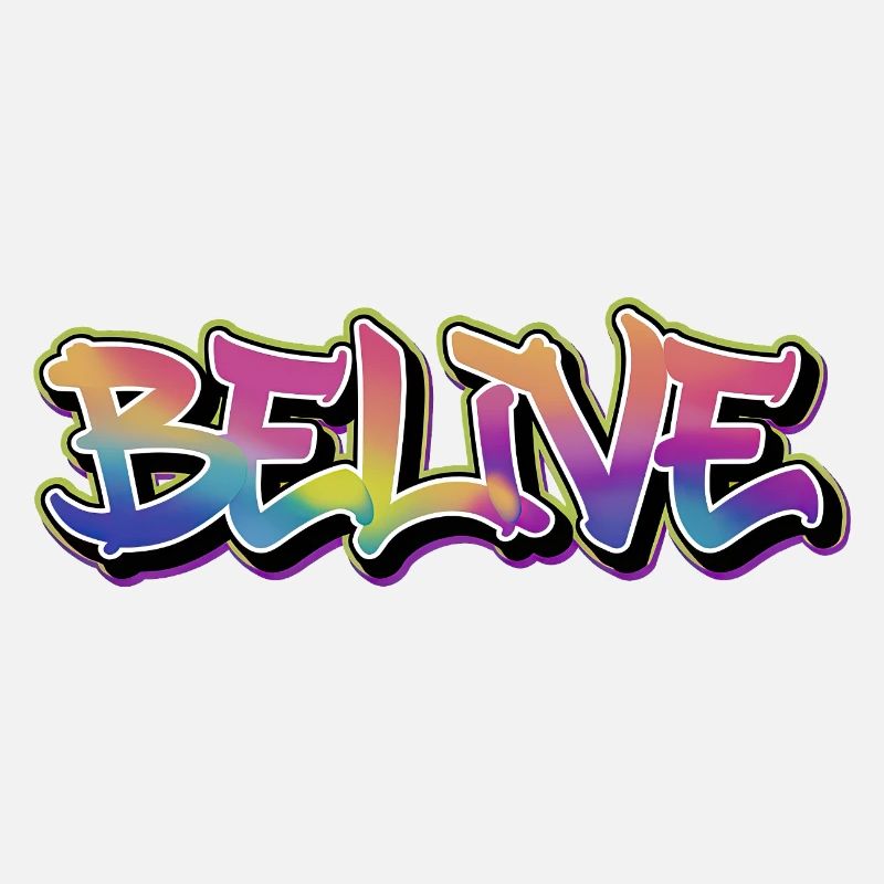 BELIVE Graffiti Rainbow