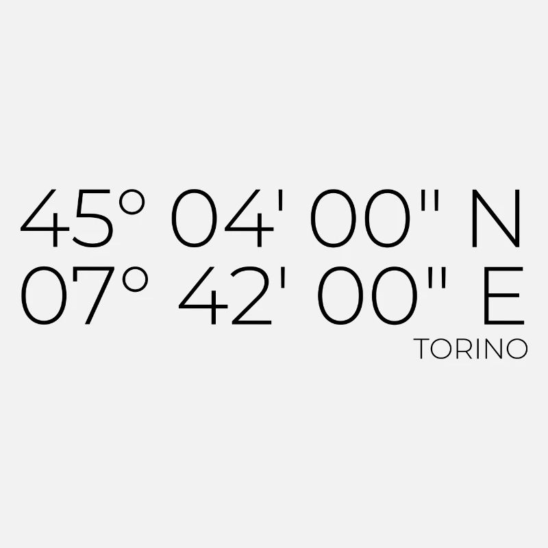 coordinates Torino, Italy