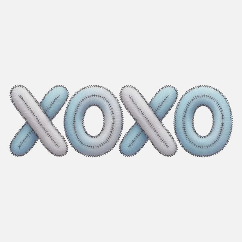 Broderie patchwork XOXO