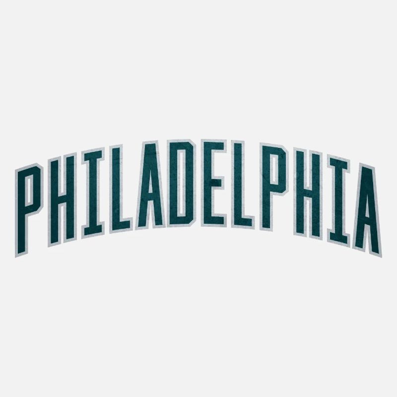 Philadelphia Arc Textured Typography