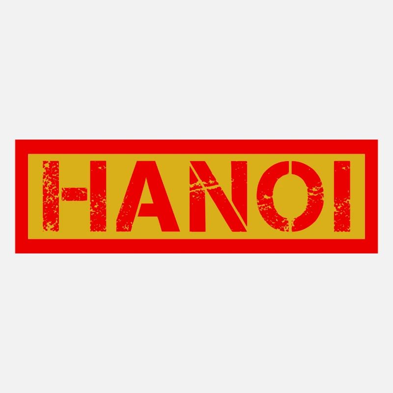 I-HANOI Verwittertes Logo