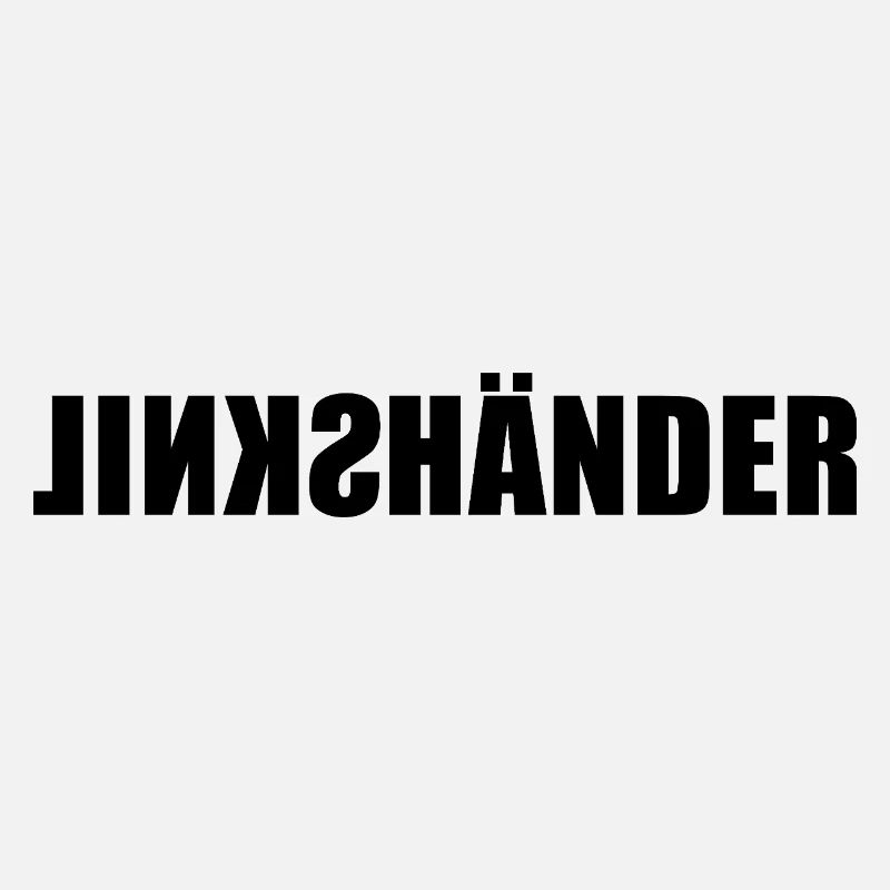 Linkshänder - mit links - Spiegelschrift