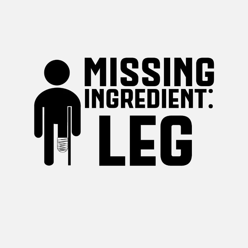 Jambe amputée Missing Ingredient Leg