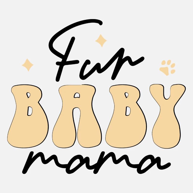 Bébé maman à fourrure