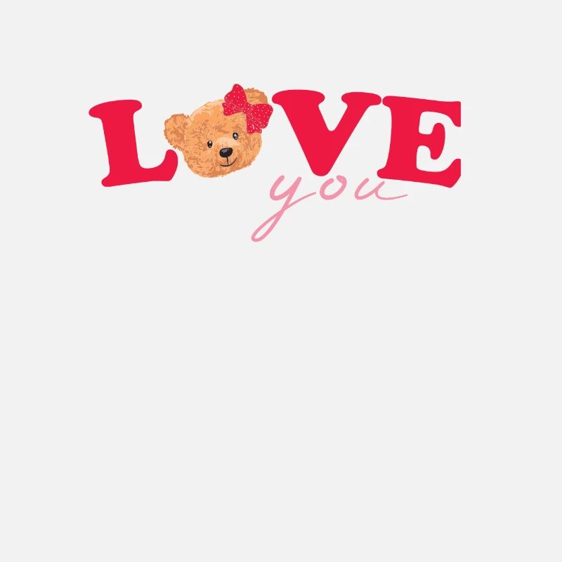 Teddy Love Rouge Blanc