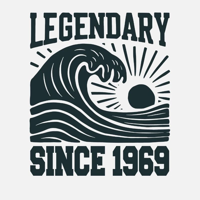 Legendary since 1969 Birthday Wave