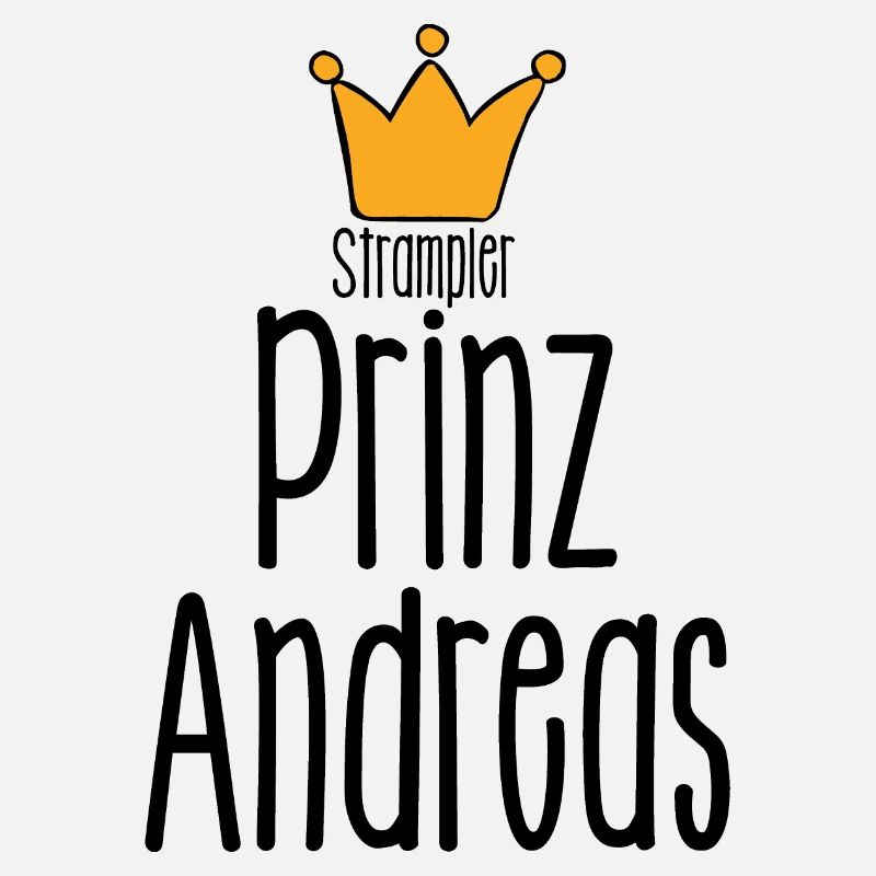 Strampler Prinz Andreas - Baby Spruch lustig