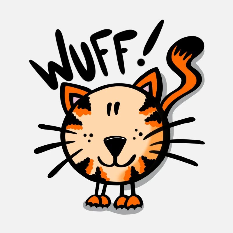 Katze Wuff