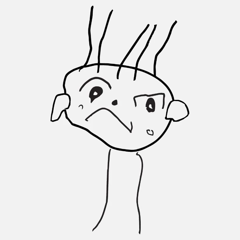 Dessin au trait simple - Visage - Herbert
