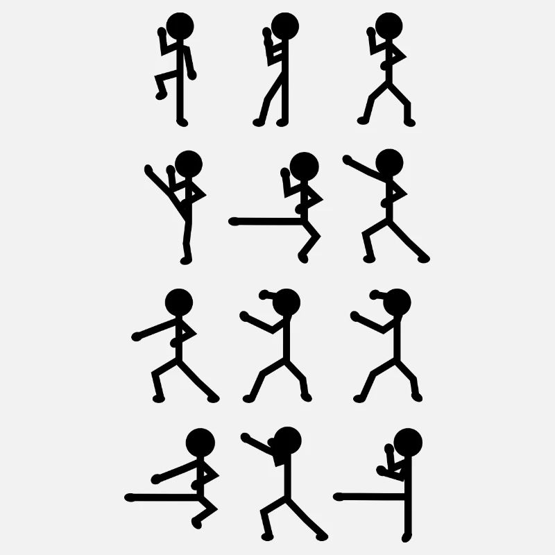 Karateka Stick Figure