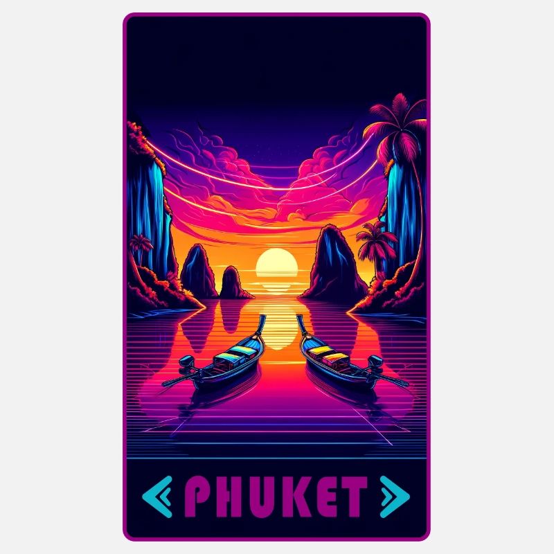 Phuket Thailand sunset design