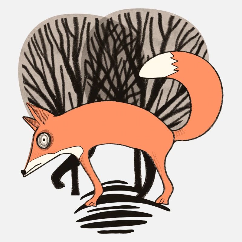 Renard dans le Wald_Herbstfarben